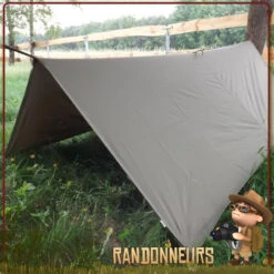 Bache Tarp Ripstop Militaire Vert Olive Highlander