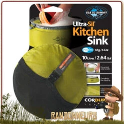 Bassine Etanche Ultra Legere UltraSil 10 Litres Sea To Summit 5 Bassine Etanche Ultra Legere UltraSil 10 Litres Sea To Summit -Camp Horizon Soldes Magasin bassine etanche ultra legere ultrasil 10 litres sea to summit 2