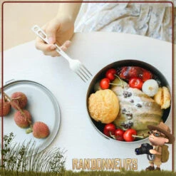 Boite Bol Titane 1 L Avec Poignées Keith -Camp Horizon Soldes Magasin boite bol titane 1 l avec poignees keith 2