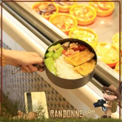 Boite Bol Titane 1.2 L Avec Poignées Keith -Camp Horizon Soldes Magasin boite bol titane 12 l avec poignees keith 2