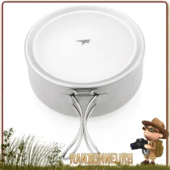 Boite Bol Titane 1.2 L Avec Poignées Keith -Camp Horizon Soldes Magasin boite bol titane 12 l avec poignees keith 5