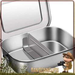 Origin Outdoors Boite Inox Alimentaire étanche 120cl Origins Outdoor -Camp Horizon Soldes Magasin boite inox alimentaire etanche 120cl origins outdoor 2