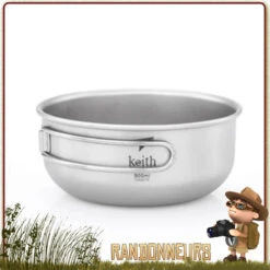 Bol Titane 30 Cl Avec Poignées Keith