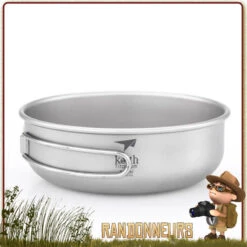 Bol Titane 50 Cl Avec Poignées Keith