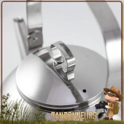 Bouilloire Inox 3L Muurikka -Camp Horizon Soldes Magasin bouilloire bushcraft inox 3l muurikka 3