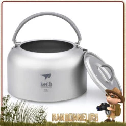 Bouilloire Titane 1L KEITH 9 Bouilloire Titane 1L KEITH -Camp Horizon Soldes Magasin bouilloire titane 1l keith 3
