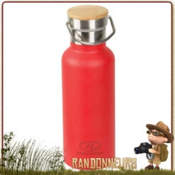 Bouteille Isotherme CampSite 50 Cl Highlander Rouge
