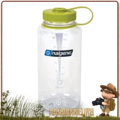 Bouteille Nalgene Grande Ouverture 1L CRISTAL
