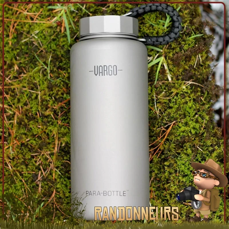 Bouteille Para Bottle Titanium 1 Litre VARGO 3 Bouteille Para Bottle Titanium 1 Litre VARGO – Image 3