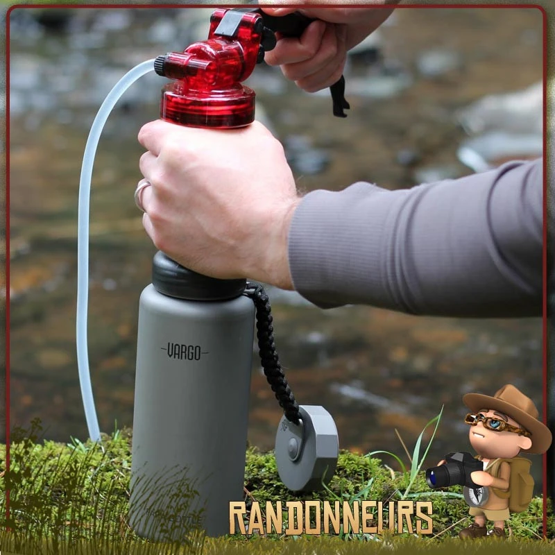 Bouteille Para Bottle Titanium 1 Litre VARGO 4 Bouteille Para Bottle Titanium 1 Litre VARGO – Image 4