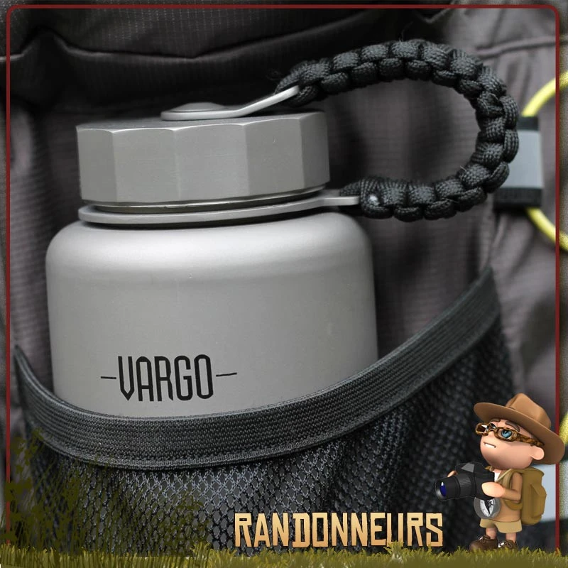 Bouteille Para Bottle Titanium 1 Litre VARGO 5 Bouteille Para Bottle Titanium 1 Litre VARGO – Image 5