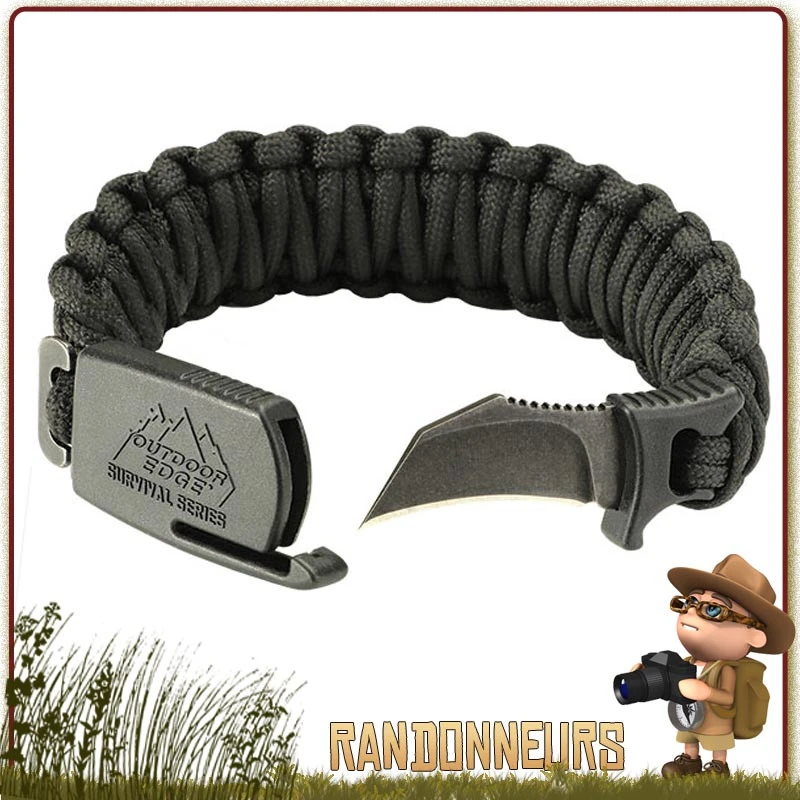 Bracelet Paracorde De Survie ParaClaw Outdoor Edge 1 Bracelet Paracorde De Survie ParaClaw Outdoor Edge