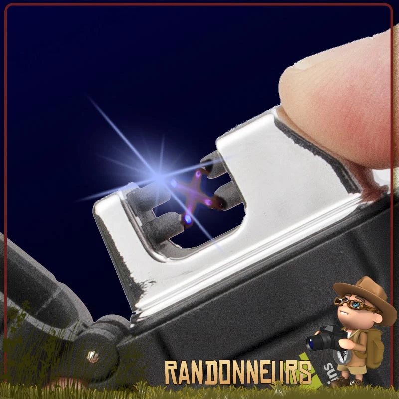 Briquet Tempête étanche Arc USB Basic Nature 4 Briquet Tempête étanche Arc USB Basic Nature – Image 4