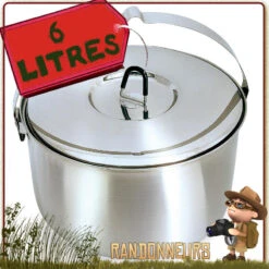 Casserole Familiale Inox 6 Litres Tatonka