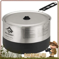 Casserole Trekking Sigma Pot Fluxtherm Inox 370 Cl Sea To Summit