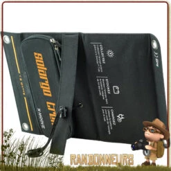 Chargeur Solaire Solargo Trek 12W Avec Batterie X-MOOVE -Camp Horizon Soldes Magasin chargeur solaire solargo trek 12w avec batterie x moove 3