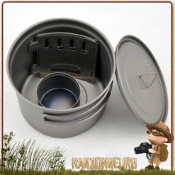 Combo Popote Réchaud Titane Ultra Light System 90cl Toaks 9 Combo Popote Réchaud Titane Ultra Light System 90cl Toaks -Camp Horizon Soldes Magasin combo popote rechaud titane ultra light system 90cl toaks 3