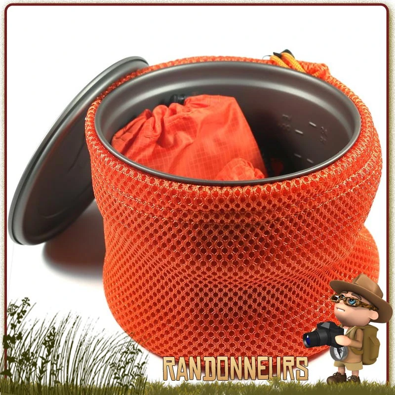 Combo Popote Réchaud Titane Ultra Light System 90cl Toaks 5 Combo Popote Réchaud Titane Ultra Light System 90cl Toaks – Image 5