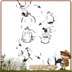 Rothco Désinfectant Eau Potable CHLOR-FLOC -Camp Horizon Soldes Magasin desinfectant eau potable chlor floc 2