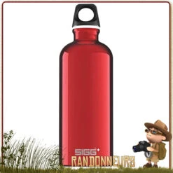 Gourde Aluminium TRAVELLER 60 Cl SIGG Rouge