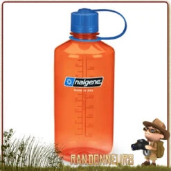 Gourde Bouteille Nalgene Petite Ouverture 100 Cl ORANGE