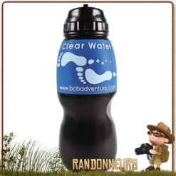 Gourde Filtrante CLEAR WATER Noire Water To Go