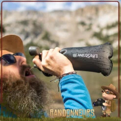 GOURDE FILTRATRION LIFESTRAW FLEX PEAK 650 Ml -Camp Horizon Soldes Magasin gourde filtratrion lifestraw flex peak 650 ml 3