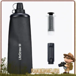 GOURDE FILTRATRION LIFESTRAW FLEX PEAK 650 Ml -Camp Horizon Soldes Magasin gourde filtratrion lifestraw flex peak 650 ml 5