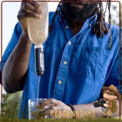 GOURDE FILTRATRION LIFESTRAW FLEX PEAK 650 Ml -Camp Horizon Soldes Magasin gourde filtratrion lifestraw flex peak 650 ml 7