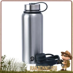 Gourde Inox Isotherme 1L Origin Outdoors -Camp Horizon Soldes Magasin gourde inox isotherme 1l origin outdoors 2