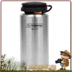 Gourde Inox STANDARD Grande Ouverture 100 Cl Nalgene