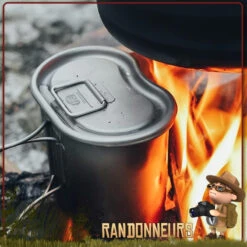 Gourde Militaire Titane Avec Quart KEITH -Camp Horizon Soldes Magasin gourde militaire titane avec quart keith 10