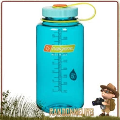 Gourde Nalgene Grande Ouverture 1L CERULEAN