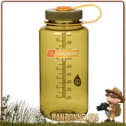 Gourde Nalgene Grande Ouverture 1L VERT OLIVE