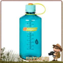Gourde Nalgene Petite Ouverture 1L CERULEAN