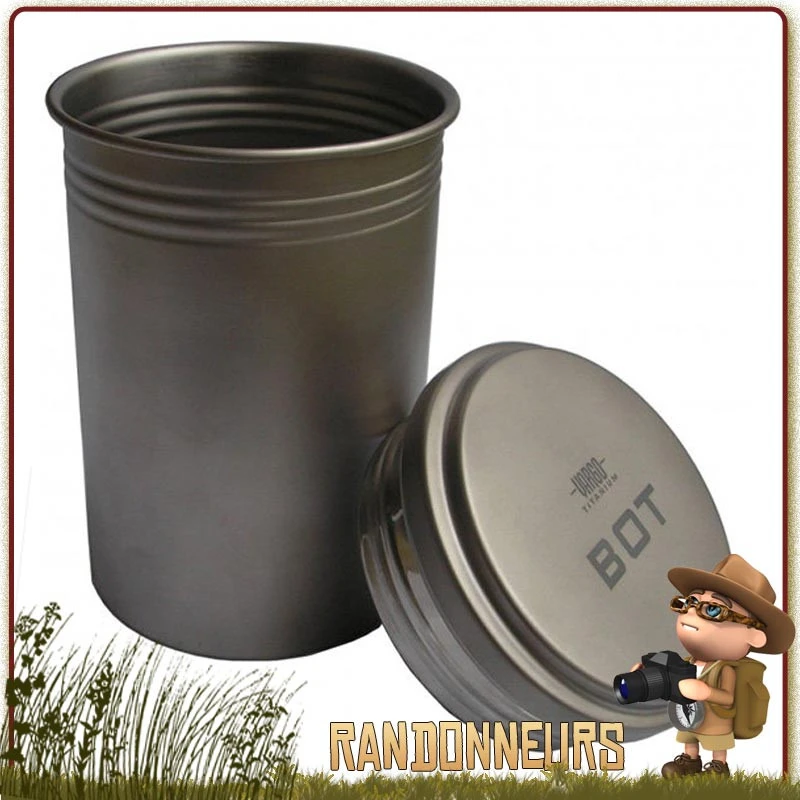 Gourde Pot Titane 100 Cl Vargo 1 Gourde Pot Titane 100 Cl Vargo