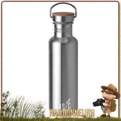 Gourde Randonnée Inox 75 Cl Basic Nature
