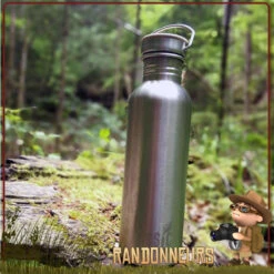 Gourde Randonnée Inox 75 Cl Basic Nature -Camp Horizon Soldes Magasin gourde randonnee inox 75 cl basic nature 4