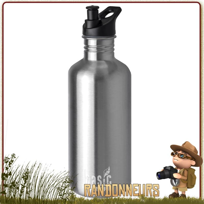 Gourde Sport Randonnée Inox 120 Cl Basic Nature 1 Gourde Sport Randonnée Inox 120 Cl Basic Nature
