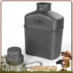 Gourde Titane 1 Litre Origin Outdoors -Camp Horizon Soldes Magasin gourde titane 1 litre origin outdoors 2