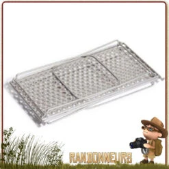 Grille Pliante Bifold Grill Titane Vargo -Camp Horizon Soldes Magasin grille pliante bifold grill titane vargo 2