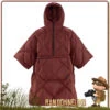 Honcho Poncho Down Thermarest Burgundy
