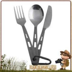 Jeu De 3 Couverts Titane Optimus