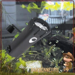 Lampe Torche Etanche Dynamo SHARK Power Plus -Camp Horizon Soldes Magasin lampe torche etanche dynamo shark power plus 3