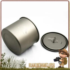 Light Titanium Pot Sans Poignée 550 Ml TOAKS -Camp Horizon Soldes Magasin light titanium pot sans poignee 550 ml toaks 2