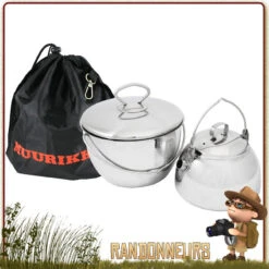 Set Popote Campfire Inox Muurikka
