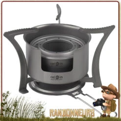 Origin Outdoors Rechaud Multi Combustibles Titane -Camp Horizon Soldes Magasin meilleur rechaud multi combustibles titane 3