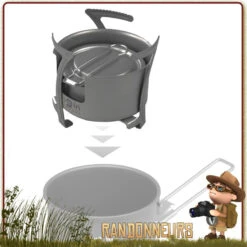 Origin Outdoors Rechaud Multi Combustibles Titane -Camp Horizon Soldes Magasin meilleur rechaud multi combustibles titane 5