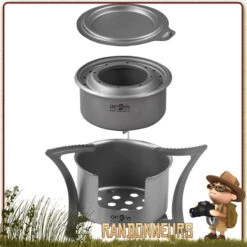 Origin Outdoors Rechaud Multi Combustibles Titane -Camp Horizon Soldes Magasin meilleur rechaud multi combustibles titane 6
