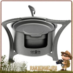 Origin Outdoors Rechaud Multi Combustibles Titane -Camp Horizon Soldes Magasin meilleur rechaud multi combustibles titane 7